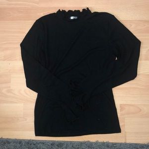 Fashionnova Black Mock Neck Long Sleeve